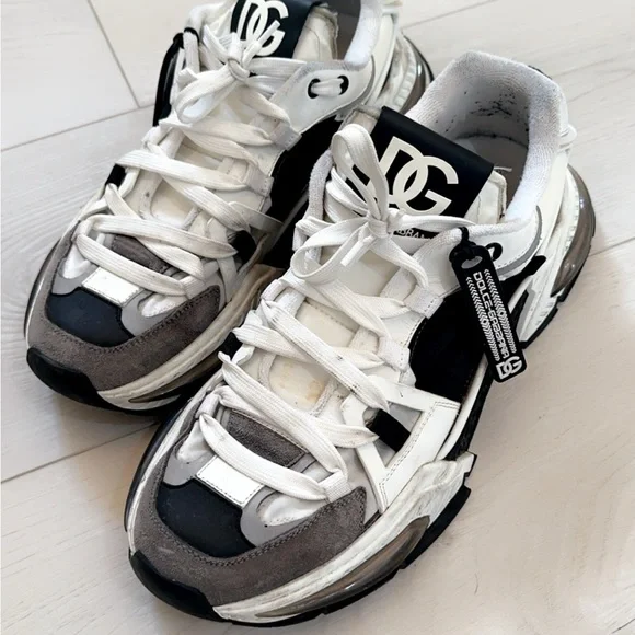 Dolcegabbana shoe 11.5 Dolce & Gabbana D&G NIB Silver Portofino Crystal Men main image 3